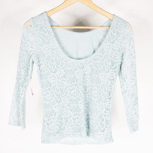 Ladies Garage Lace Ballerina Top